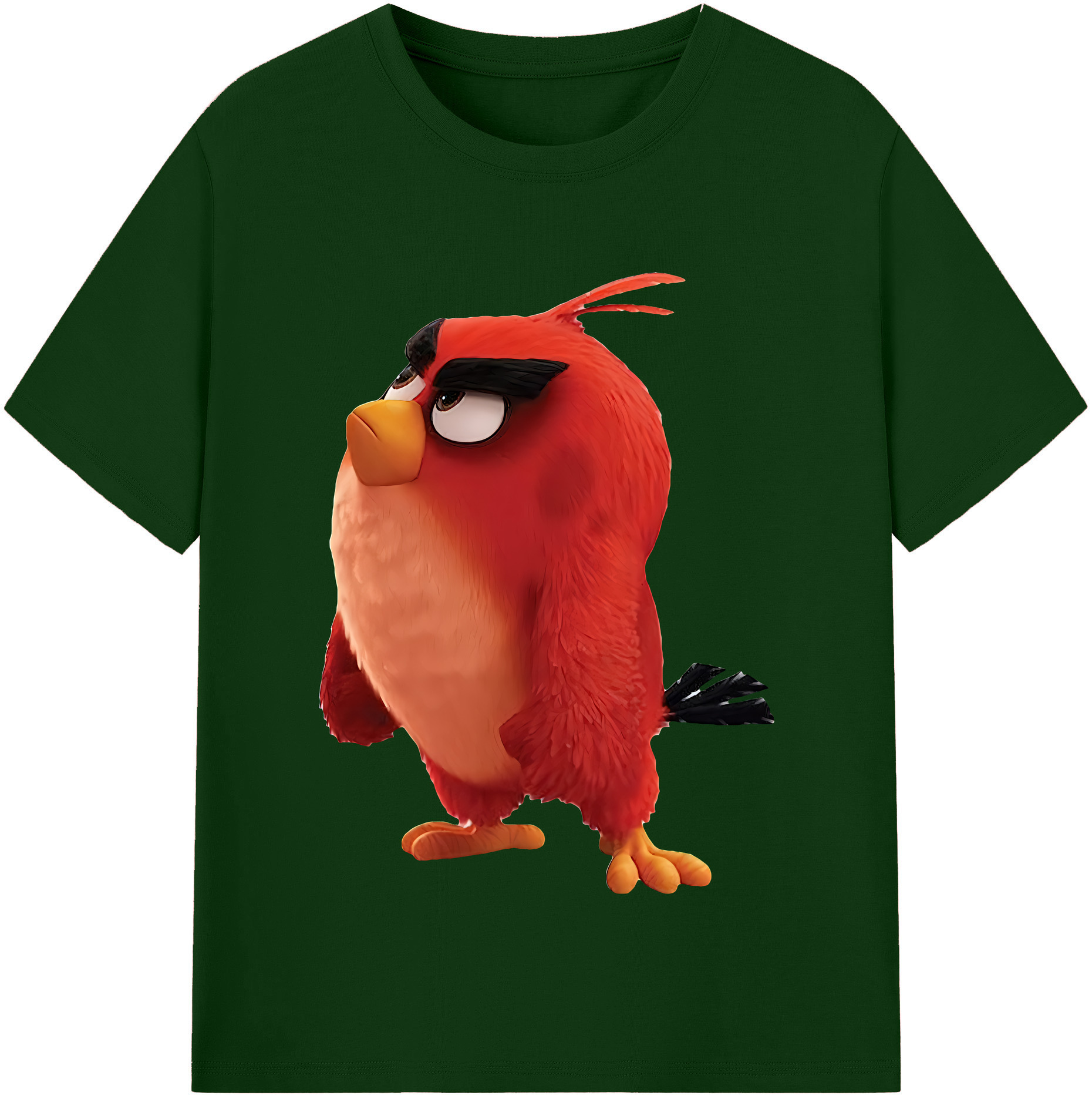 （画像用） Angry Birds アングリーバード 綿100％半袖Tシャツ（フロントプリント）